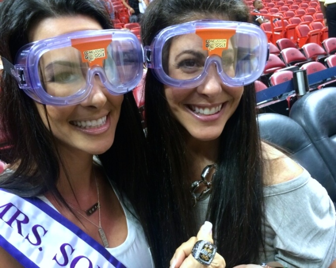 Concussion Goggles And A Miami Heat Game...Things That Make You Go Hmmmm!